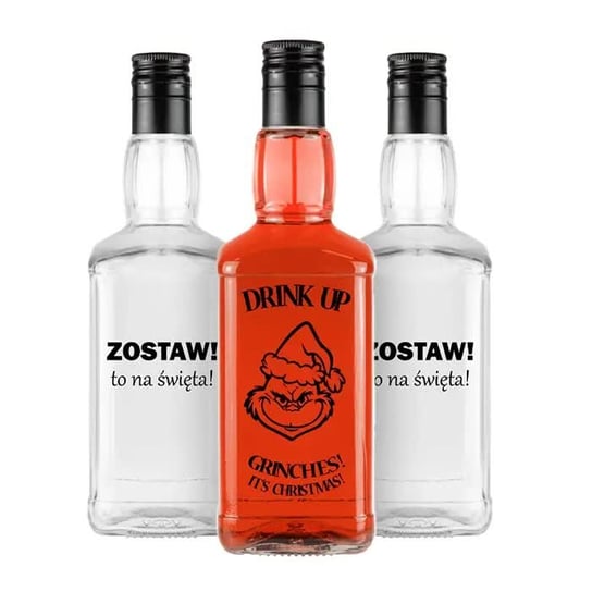 Butelka Daniels Ze Świątecznym Nadrukiem 500Ml/ 0,5L + Zakrętka Bimberek.pl