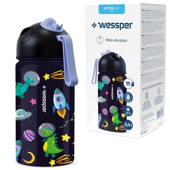 Butelka Dla Dzieci Wessper Activemax Kids 0,4 L Kosmos Wessper