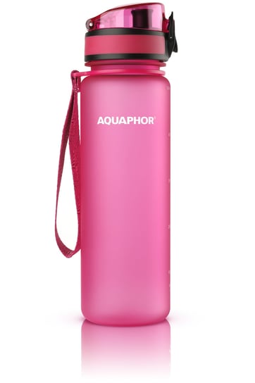 Butelka Filtrująca Aquaphor City, Różowa, 500 Ml AQUAPHOR