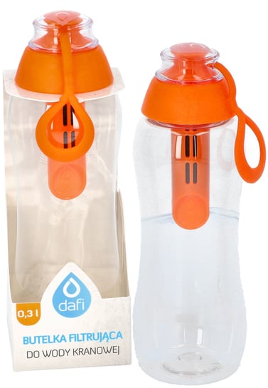 Butelka Filtrująca Dafi Soft 0,3L + 1 Filtr Pomarańczowa Mandarynkowa Dafi
