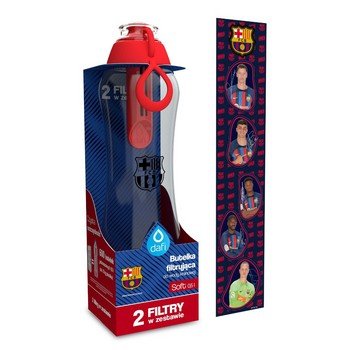 Butelka filtrująca Dafi Soft 0,5 l z dwoma filtrami FC Barcelona Dafi