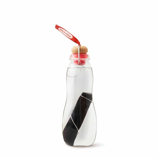 Butelka filtrująca w pokrowcu BLACK+BLUM Eau Good, czerwona, 600 ml Black+Blum