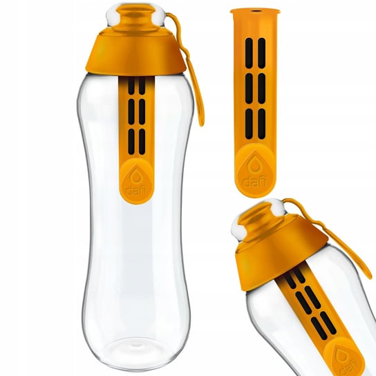 Butelka Filtrująca Wodę Dafi 0,5L Pomarańczowa + Filtr Wody Dafi Dafi