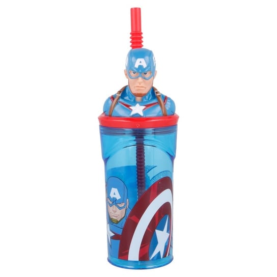 Butelka KAPITAN AMERYKA Avengers 3D - kubek, bidon dla dziecka Stor