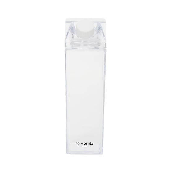 Butelka LESINA w kształcie kartonika transparentna 500 ml HOMLA Homla