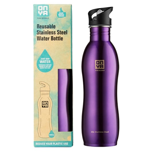 Butelka na napoje Stainless Steel Drink Bottle 1000 ml Onya - purple Onya