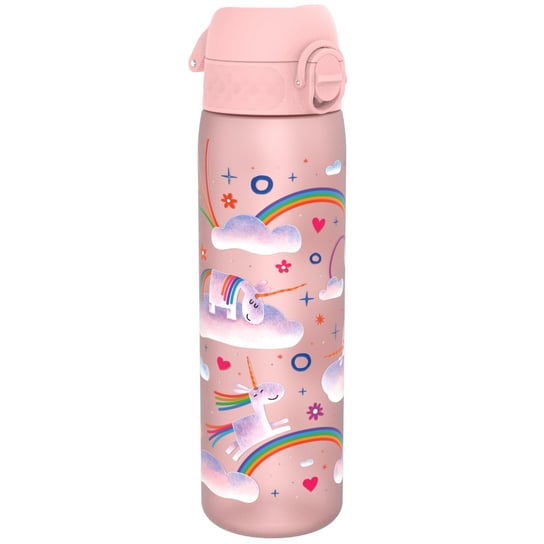 Butelka na wodę bidon Unicorn Rainbows Tęcza, Jednorożec BPA Free  ION8 0,5 l ION8