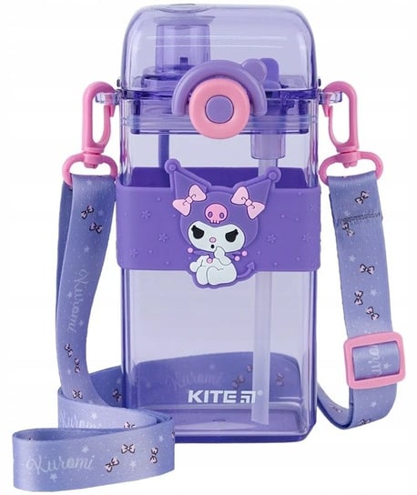 BUTELKA NA WODĘ KUROMI BIDON SZKOLNY Z USTNIKIEM 500 ml FIOLETOWA Kite KITE
