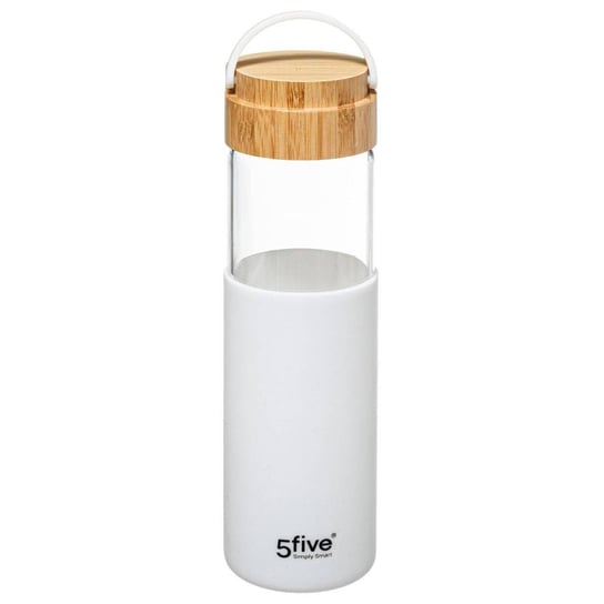 Butelka na wodę MODER z zakrętką z bambusa, szklana, 0,55 l Secret de Gourmet