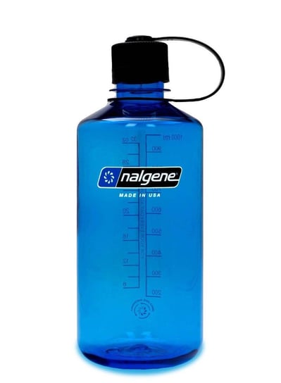 Butelka na wodę Nalgene Narrow Mouth Tritan Sustain 1 l - blue Inna marka