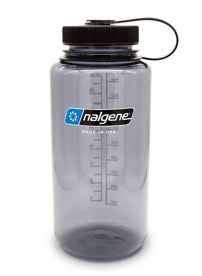 Butelka na wodę Nalgene Wide Mouth Sustain 1 l - gray/black Inna marka