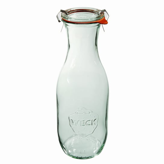 Butelka szklana 1062 ml z pokrywką, uszczelką i zapinkami - op. 6 szt | WECK, Saftflasche Inna marka