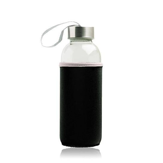 Butelka szklana 460 ml, metalowa nakrętka, neoprenowy pokrowiec / Neobottle UPOMINKARNIA