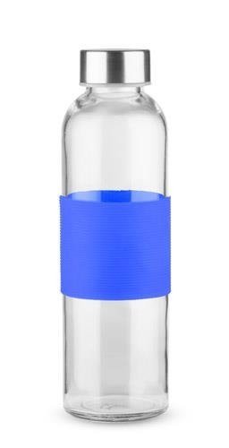 Butelka szklana GLASSI - niebieski UPOMINKARNIA