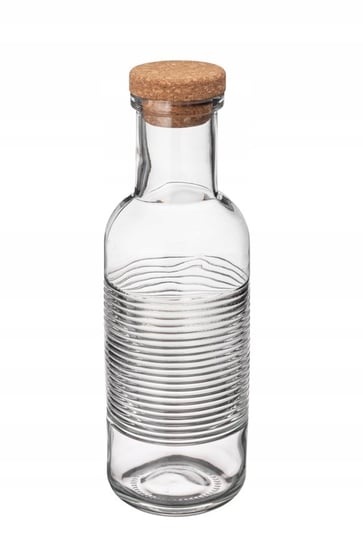 Butelka szklana karafka z korkiem 1000ml Capri prążki Galicja