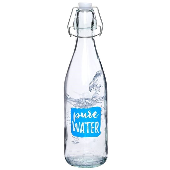 Butelka szklana na wodę z korkiem na klips 550 ml. Inna marka