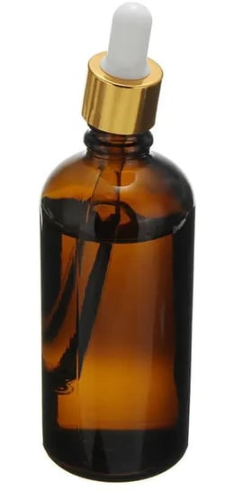 BUTELKA SZKLANA PIPETKA Z ZAKRAPLACZEM PIPETĄ POJEMNIK 100 ML Beautiona
