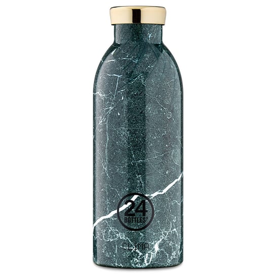 Butelka termiczna 24Bottles Clima 500 ml - green marble 24Bottles