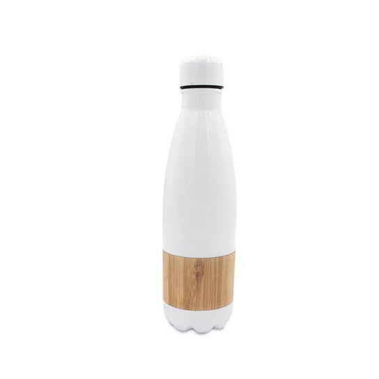 Butelka termiczna 500 ml z bambusowym elementem UPOMINKARNIA