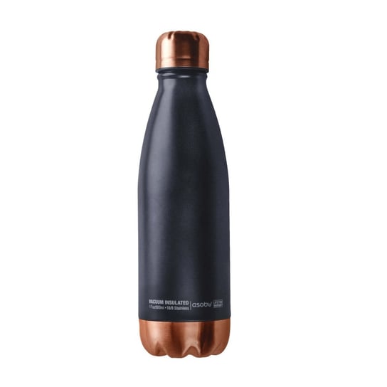 Butelka termiczna ASOBU Central Park Travel Bottle, czarno-miedziany, 510 ml Asobu