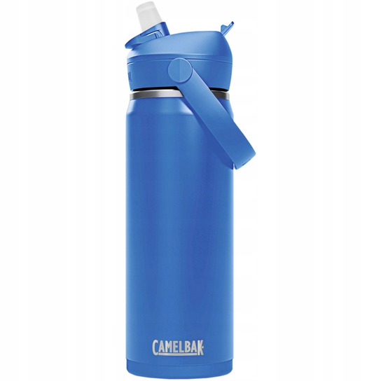 CamelBak Thrive Edelstahl-Wasserflasche 1,2 L – Isoliert, Flip-Stroh, Auslaufsicher | Marineblau