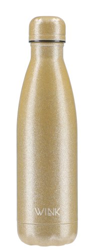 Butelka Termiczna GLITTER GOLD - 500ml - WINK Bottle WINK Bottle