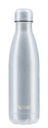 Butelka Termiczna GLITTER SILVER - 500ml - WINK Bottle Patio