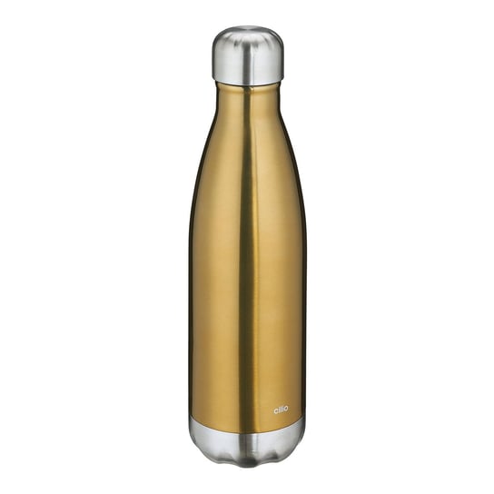 Butelka termiczna, stal nierdzewna, kolor złoty, 0,5 l Elegante / Cilio Inna marka