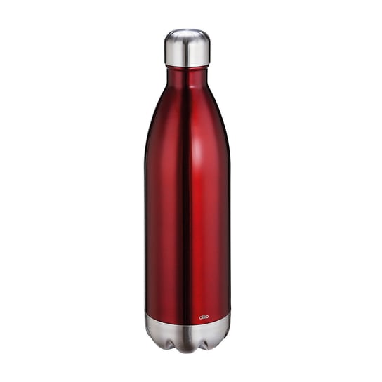 butelka termiczna, stalowa czerwona 1000 ml Cilio