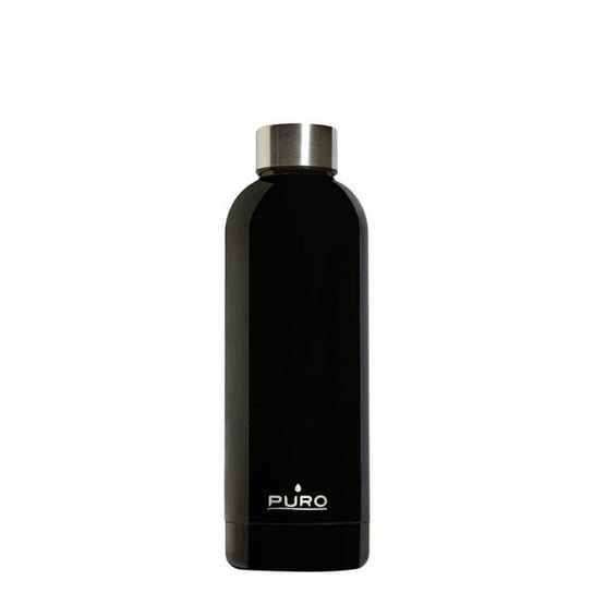 Butelka termiczna ze stali nierdzewnej Puro Hot&Cold 500ml (Shiny Black) Puro
