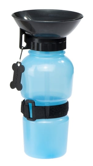 Butelka turystyczna dla psa bidon 500ml niebieska ikonka