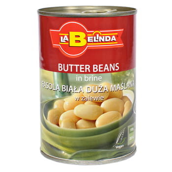 Butter Beans Fasola Biała Duża 400G Inna marka