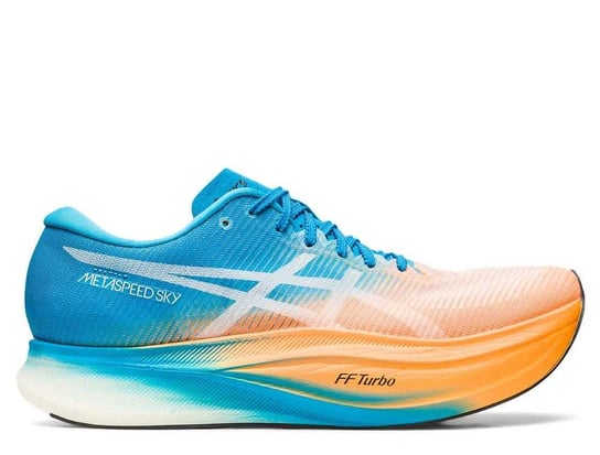 Buty Asics Metaspeed Sky+ U Niebiesko-Pomarańczowe (1013A115-800) Asics