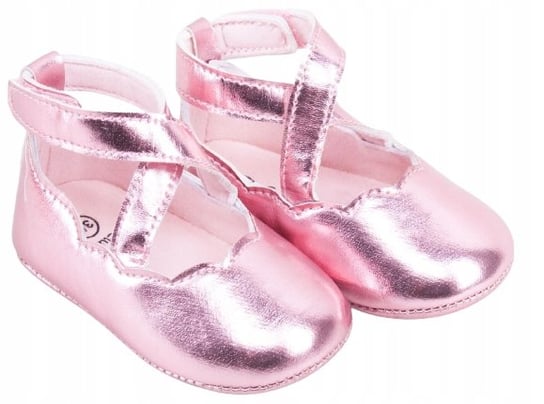 BUTY BUCIKI NIECHODKI DZIEWCZĘCE RÓŻ 9-15m 19/20 YoClub