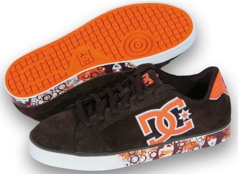 buty damskie DC- JOURNAL SE (DK.CHOCOLATE/MANDARIN)-39 DC