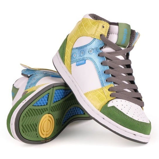 buty damskie ETNIES - PERRY MID (GREEN/WHITE/YELLOW) 09' -38.5 Etnies