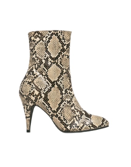 Buty damskie Tommy Hilfiger Snake Print Bootie botki na szpilce-37 Tommy Hilfiger