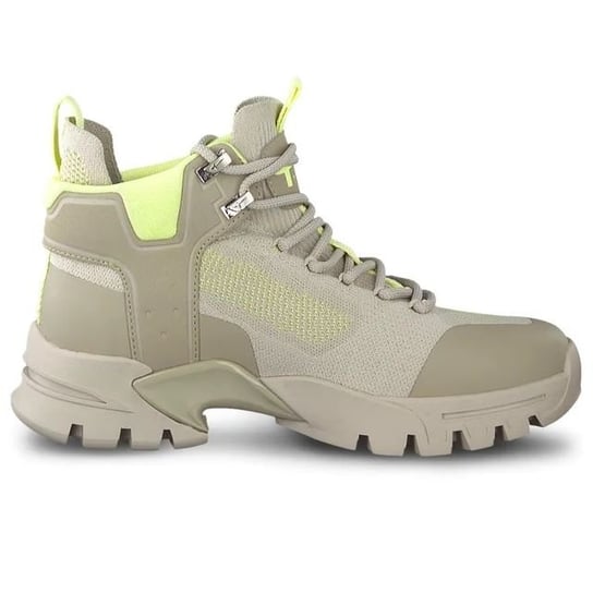 Buty Damskie Wygodne Wysokie Lekkie Modne Stylowe Górskie Trekkingowe Tamaris Nude Comb 1-25207-30 271 38 Tamaris