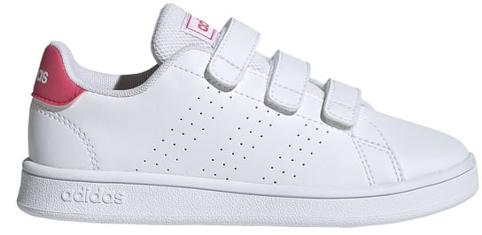 Buty dla dzieci adidas Advantage C biało-różowe EF0221 Adidas