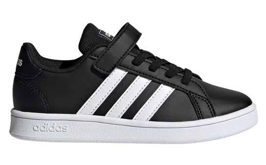 Buty dla dzieci adidas Grand Court C czarno-białe EF0108 Adidas
