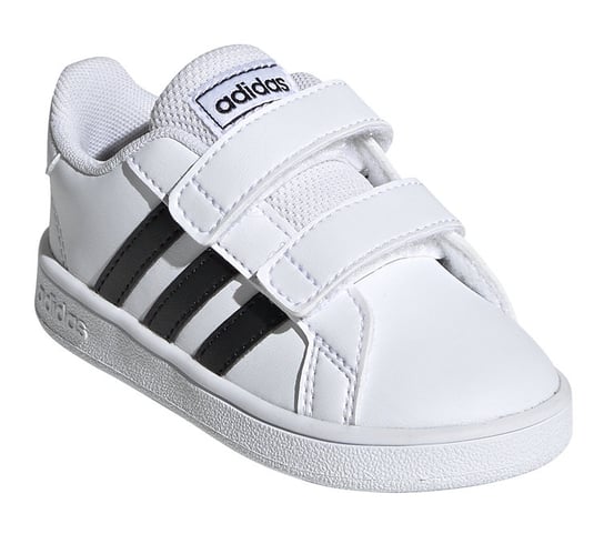 Buty dla dzieci adidas Grand Court I biało czarne EF0118 Adidas