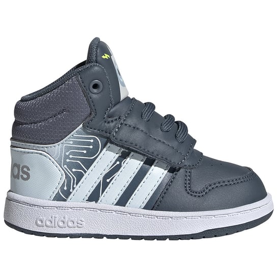 Buty dla dzieci adidas Hoops Mid 2.0 I szare FW4925 Adidas