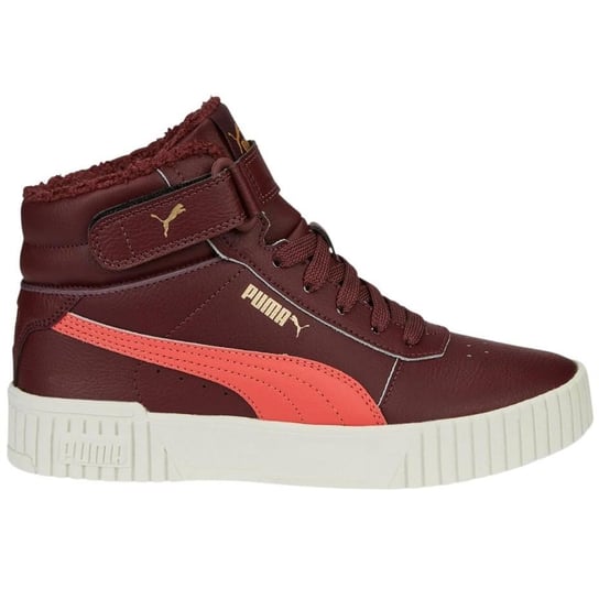 Buty dla dzieci Puma Carina 2.0 Mid WTR Jr bordowe 387380 02 36 Puma