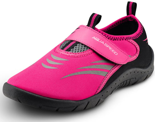 Buty do wody AQUA SHOE MODEL 27 35-46 : Rozmiar - Obuwie plażowe - 35, Kolor - Model 27 - C - różowy / czarny Aqua-Speed