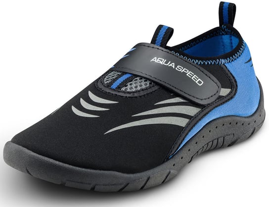 Buty do wody AQUA SHOE MODEL 27 35-46 : Rozmiar - Obuwie plażowe - 44, Kolor - Model 27 - B - czarny / niebieski Aqua-Speed