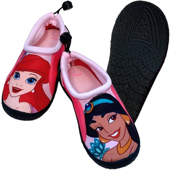 Buty Do Wody Pływania Dla Dzieci Na Plażę Jeżowce Ochronne Księżniczki Disney Ariel Jasmina (24) Hopki