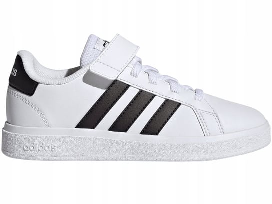 BUTY dziecięce ADIDAS GRAND COURT GW6521 sportowe białe na rzepy 30,5 Adidas