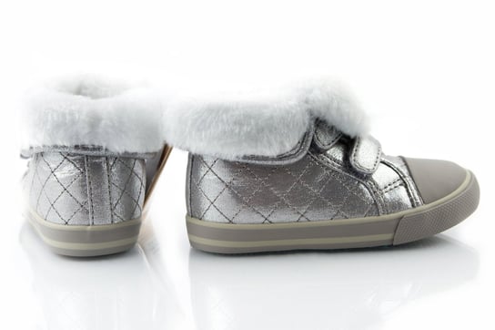 Buty dziecięce Chicco zimowe ocieplane srebrne-21 Chicco