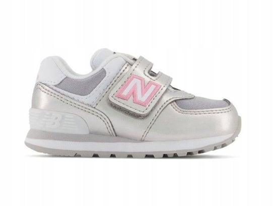 BUTY dziecięce NEW BALANCE 500 IV574LF1 23,5 rzepy / srebrne New Balance