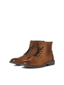 Buty Jack&Jones JFWKarl Leather Boot męskie trzewiki brązowe-44 JACK & JONES